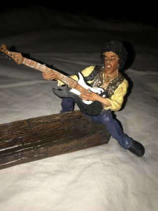 Jimi Hendrix Guitar Collectible Rare Statue Incense Burner