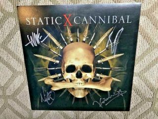 Rare Static X Cannibal Signed Poster Record Store Display