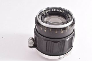 Rare Leotax Leonon Lens 50mm/F2 / Leica 39mm LMT screw mount 230500 3