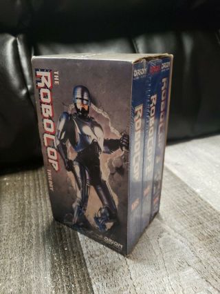 Robocop 1,  2,  3 Trilogy Vhs Box Set Robocop 1 And 2 Are Still.  Very Rare.