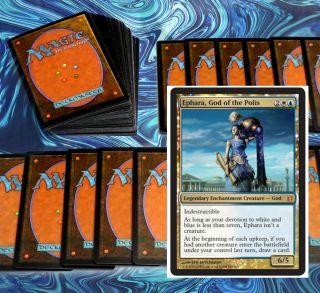 Mtg Blue White Azorius Etb Deck Magic The Gathering Rare 60 Cards,  Ephara Brago