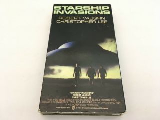 Starship Invasions (vhs,  1993) Rare Oop Warner Cult 