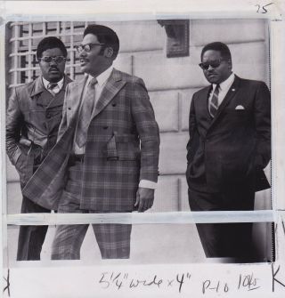 Lucius Amerson 1st Alabama Black Sheriff Rare Civil Rights Vintage 1971 Photo