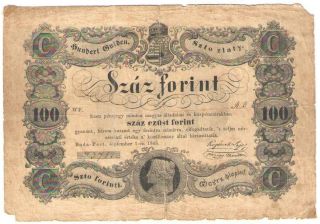 Hungary 100 Forint 1848 P - S118 Rare