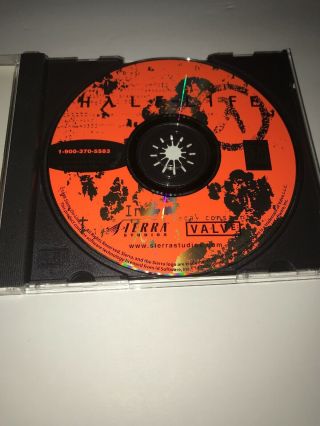 Half - Life Big Box Release PC CD Rom 1998 RARE COMPLETE w/ PAPERWORK 7