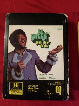 Al Green Gets Next To You Quadraphonic 8 - Track Tape RARE Quad 8 RARE Q8 2