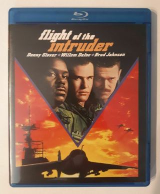 Flight Of The Intruder Blu - Ray 1991 Action Danny Glover,  Willem Dafoe Oop Rare