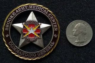 Rare 1 Star General Brooke Army Medical Center Medcom Bamc Medic Challenge Coin