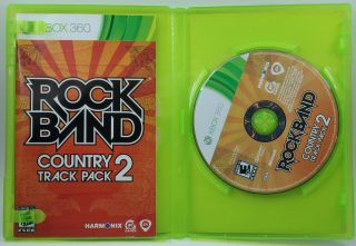 Rock Band Country Track Pack 2 Xbox 360 Rare Game