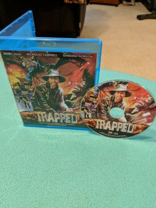 Trapped (blu - Ray) Code Red Rare Oop Horror