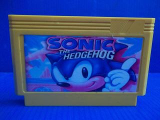 Rare Vintage Famiclone Sonic The Hedgehog (hack) Old Famicom Nes Cartridge
