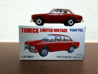 Very Rare Tomytec Tomica Limited Vintage Lv - 155a Alfa Romeo 1750 Gtv