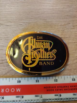 The Allman Brothers Band Vintage Pacifica 1978 Hologram Belt Buckle.  Rare