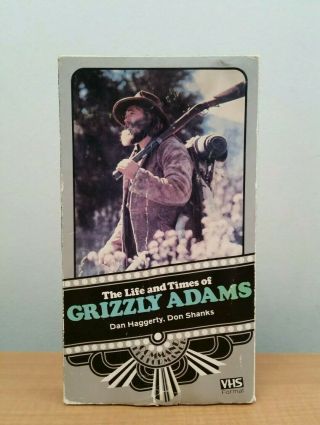 The Life And Times Of Grizzly Adams Vhs Rare Vci Command Performance Dan.