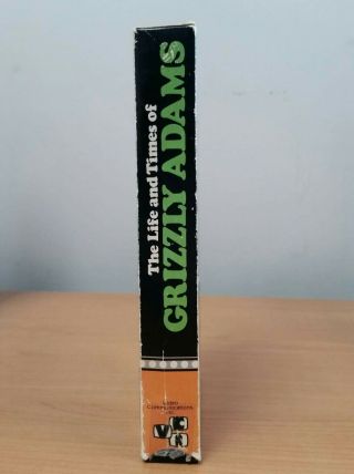 THE LIFE AND TIMES OF GRIZZLY ADAMS VHS rare VCI Command Performance Dan. 5