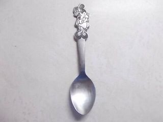 Rare Vintage Walt Disney Minnie Mouse Stainless Steel Spoon By Bonny