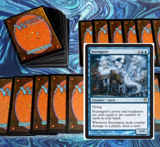 Mtg Blue Skies Deck Magic The Gathering Rare 60 Cards,  Sphinx Illusory Angel