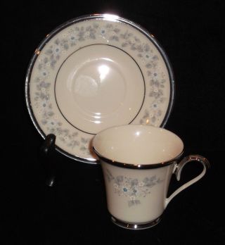 Rare Discontinued Lenox China Wind Song Demi / Demitasse Cup & Saucer Set
