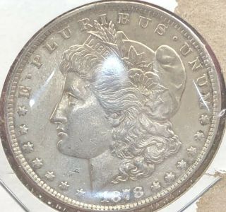⭐️1878 7tf Reverse Of 79 Morgan Silver Dollar Uncirculated Rare 1st Year $1 Coin