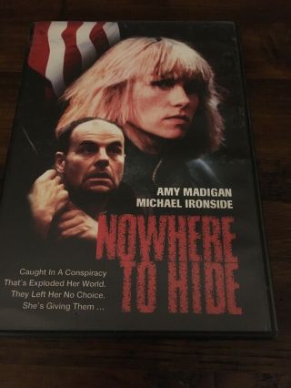 Nowhere To Hide Dvd Rare Michael Ironsides Amy Madigan