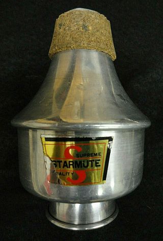 Rare Vintage Supreme Starmute Harmon Style Trumpet Mute
