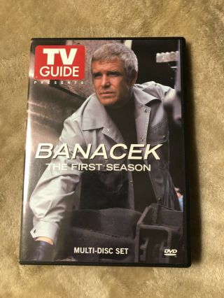 Banacek: Season 1 Dvd,  George Peppard,  Margot Kidder Oop Rare Very Good Shape