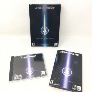Star Wars: Jedi Knight Ii Jedi Outcast (pc,  2002) Rare Small Box Y5b
