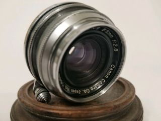 Rare " Exc " Canon 35mm F2.  8 Leica M39 Ltm Leica Screw Mount Ep.