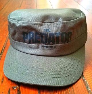 Rare 2018 The Predator Movie Promo Hat Sterling Brown Shane Black Arnold Keegan