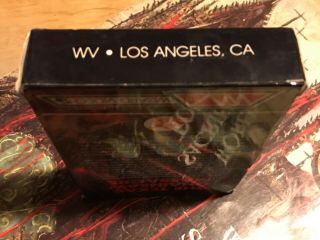 The Texas Chainsaw Massacre VHS Wizard Video Rare Horror Full Flap Box 6