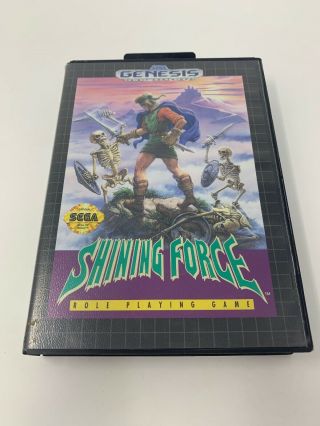 Shining Force (sega Genesis,  1992) Rare Cart