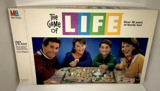 The Game Of Life Board Game 1991 Milton Bradley Complete (contents) Rare