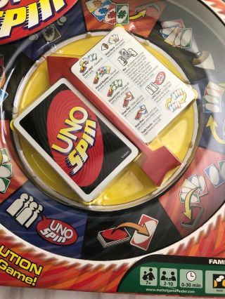 Mattel UNO SPIN Card Game -,  VERY RARE Complete 2