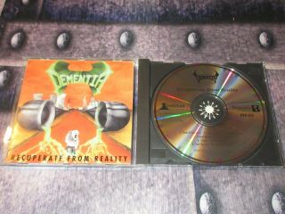Dementia - Recuperate From Reality Rare Cd 1991 Tombstone Records Rare