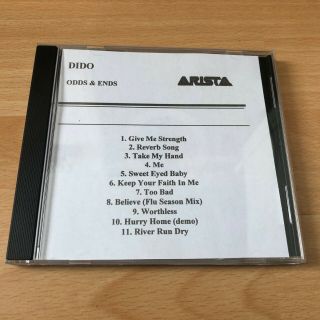 Dido Promo Cd - R Odds & Ends Rare Cd Album 11 Tracks Hard To Find