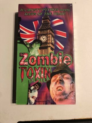 Zombie Toxin Vhs Shock O Rama Pictures British Rare Oop Sov