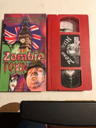 Zombie Toxin VHS Shock O Rama Pictures British Rare OOP SOV 6