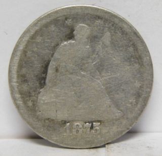 1875 S 20 Cent Piece - Silver - San Francisco - Rare Date