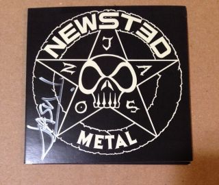 Jason Newsted Autographed Metal Ep Rare Metallica