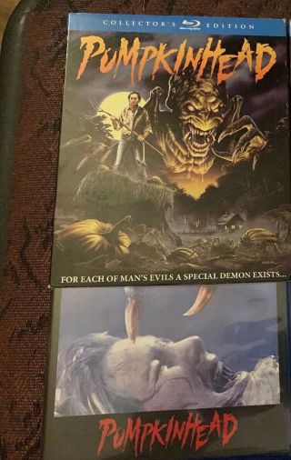 Scream Factory Blu Ray: Pumpkinhead With Oop Slipcover Stan Winston Horror Rare