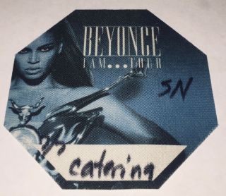 Beyonce Rare I Am Satin Tour Backstage Crew Pass Destiny’s Child
