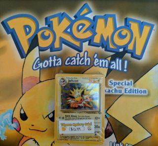 Pokemon Mystery Cube Jolteon 4/64 Jungle Holo Rare 50 Cards