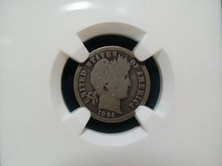 RARE 1896 O Barber Dime NGC GOOD 4 Better Date 10C Silver Coin BUY IT NOW 2