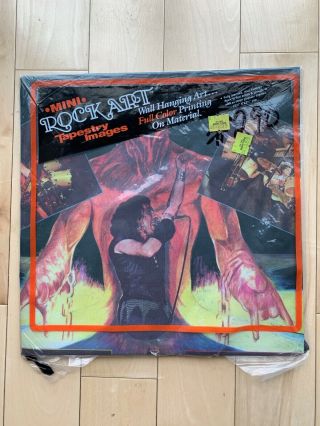 Ronnie James Dio Rock Art Tapestry Banner 1984 Official Very Rare And