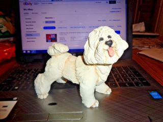 Rare/ Bichon Frise Figurine By Country Artists " A Breed Apart "