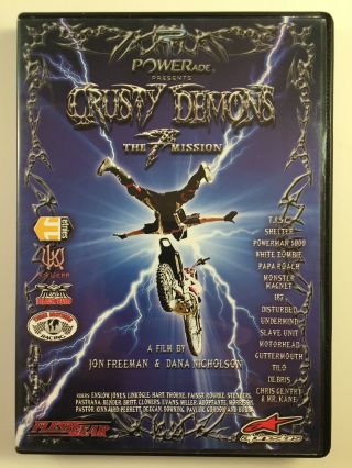 Crusty Demons The 7th Mission Dvd Disc Rare Dvd