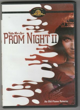 Hello Mary Lou - Prom Night 2 Dvd Widescreen Rare Htf Oop Horror