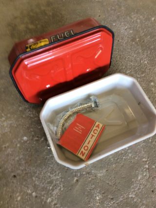 Vintage,  Blitz Fuel,  JEEP,  USMC,  Metal 1 1/8 Gallon Gas Can Rare,  OFF ROAD 8