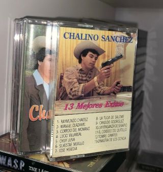 Cassette - Chalino Sanchez - 13 Mejores Exitos Corridos Oop Rare