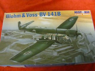 Vintage / Rare / Blohm & Voss Bv 141b / Historic Plastic Models = 1/48 = 48 - 004